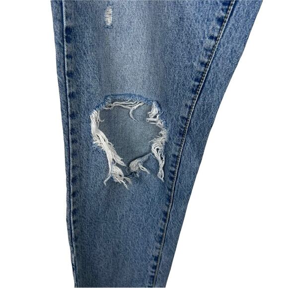 Garage Distressed High Rise Straight Leg Jeans Size 1 - Picture 8 of 11